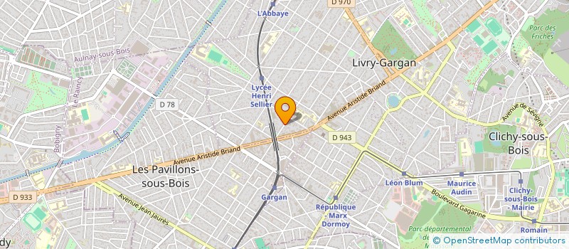 localisation de l'entreprise PEONIA PARIS  LIVRY-GARGAN