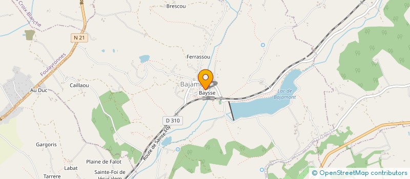 localisation de l'entreprise PEOPLE & BABY BAJAMONT  BAJAMONT