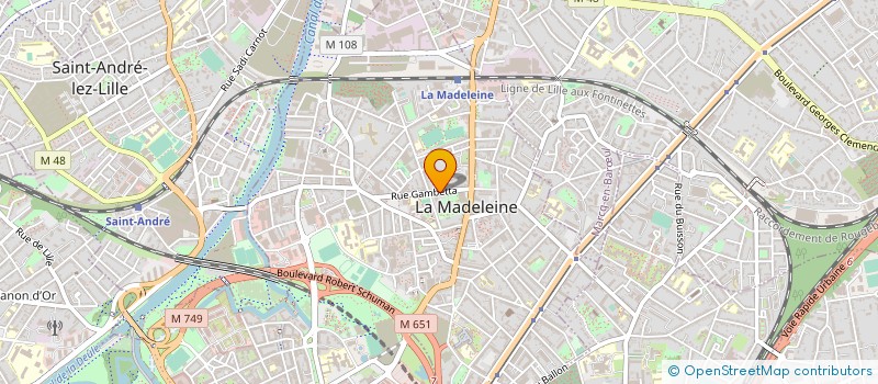 localisation de l'entreprise PEOPLE & BABY LA MADELEINE  LA MADELEINE