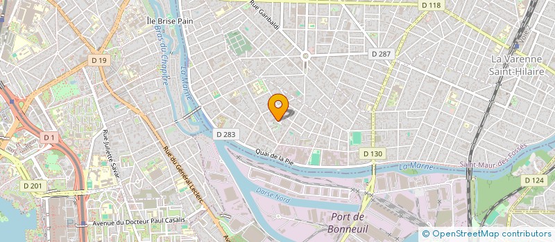 localisation de l'entreprise PEOPLE IN LIVE PRODUCTION  ST MAUR DES FOSSES