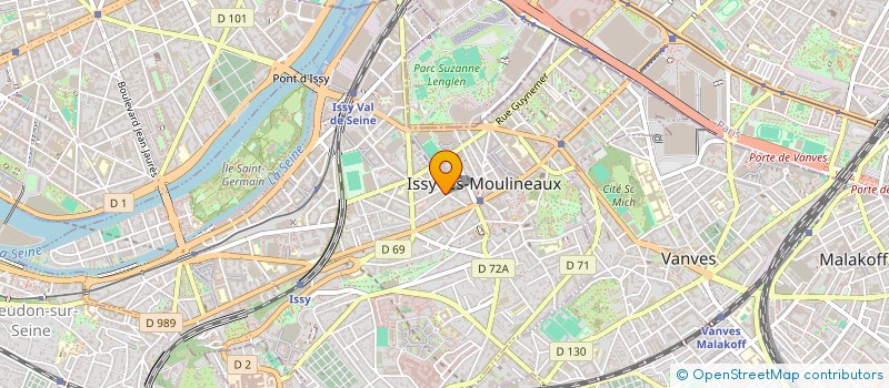 localisation de l'entreprise PEOPLE PLUS à ISSY-LES-MOULINEAUX