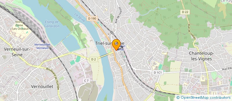 localisation de l'entreprise PEOPLE & SIDES  TRIEL-SUR-SEINE