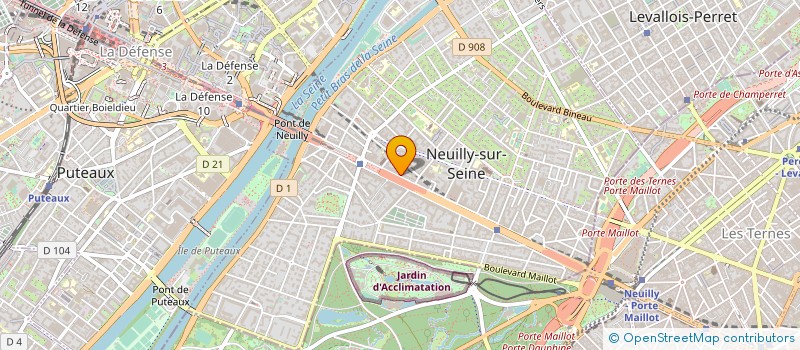 localisation de l'entreprise PEOPLEFONE SAS  PONTOISE