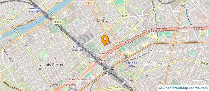 localisation de l'entreprise PEOPLEJOB à CLICHY