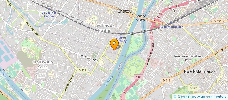 localisation de l'entreprise PEOPLEXPERT à CHATOU