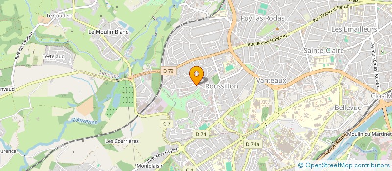 localisation de l'entreprise PEP 87-24 à LIMOGES