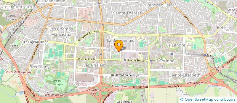 localisation de l'entreprise PEP BRETILL'ARMOR à RENNES