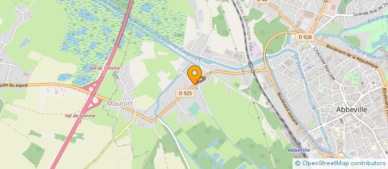 localisation de l'entreprise PEP COMPUTER SYSTEMS  ABBEVILLE