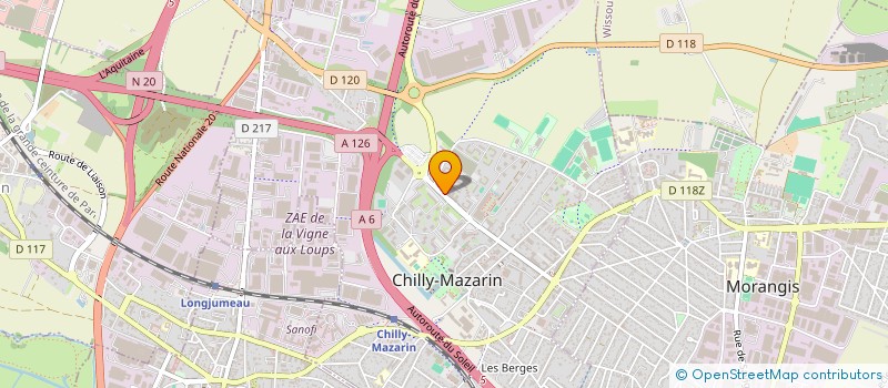 localisation de l'entreprise PEP CONSTRUCTION  CHILLY-MAZARIN