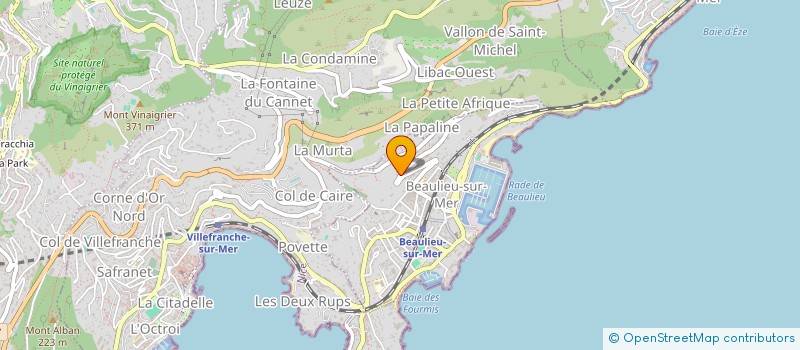 localisation de l'entreprise PEP IMMO à BEAULIEU-SUR-MER