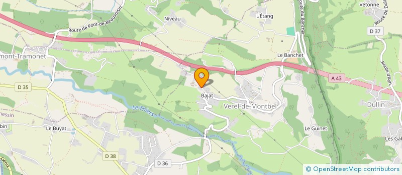 localisation de l'entreprise PEP'INDEPENDANCE  VEREL-DE-MONTBEL