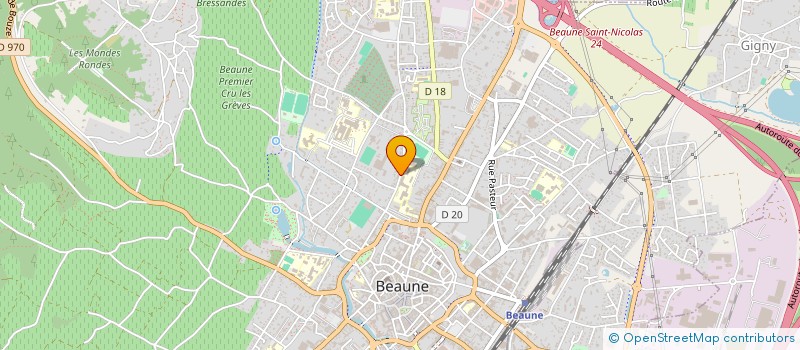 localisation de l'entreprise PEP INFORMATIQUE à BEAUNE