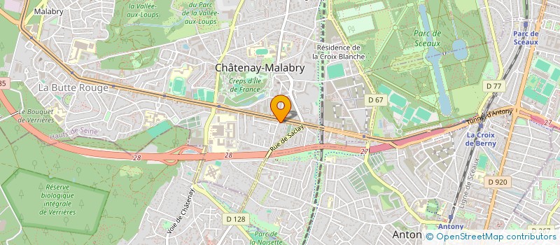 localisation de l'entreprise PEP IT CONSEIL  CHATENAY-MALABRY