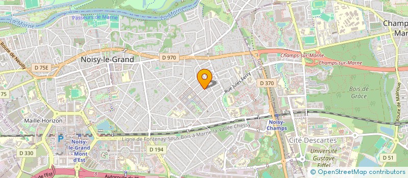 localisation de l'entreprise PEP'IT JOBS  NOISY-LE-GRAND