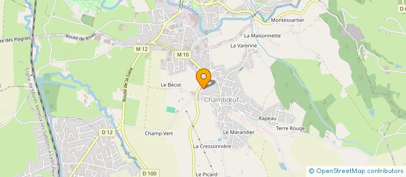 localisation de l'entreprise PEP'S 42  CHAMBUF