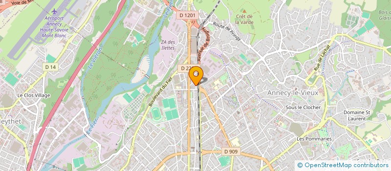 localisation de l'entreprise PEP'S à ANNECY