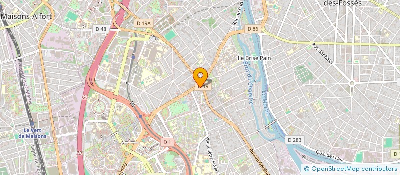 localisation de l'entreprise PEP'S  CRETEIL