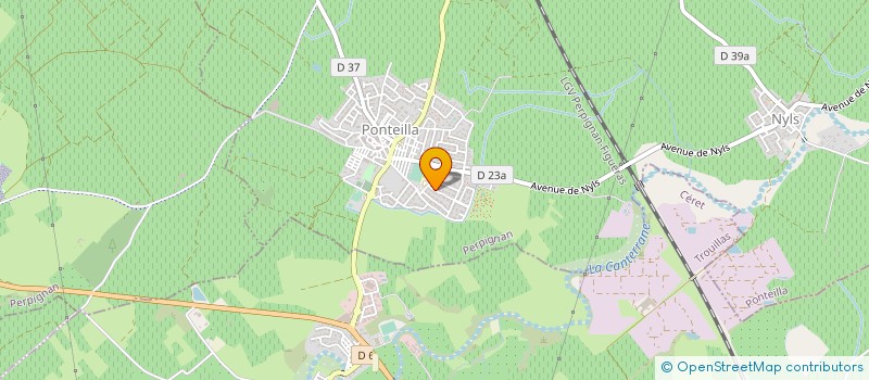 localisation de l'entreprise PEP'S MULTIMEDIA  PONTEILLA