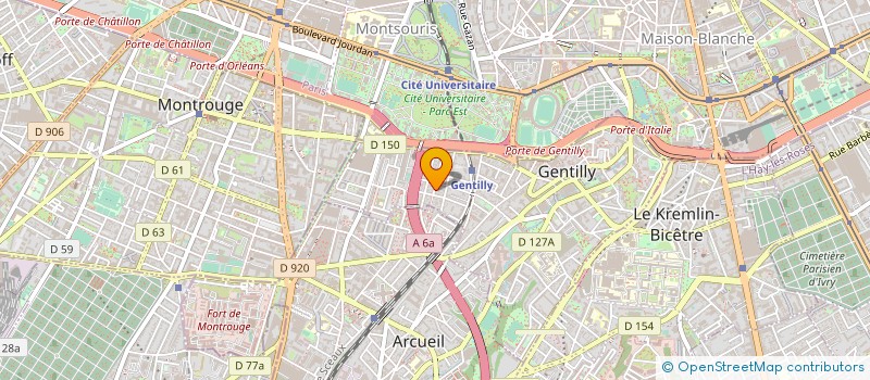 localisation de l'entreprise PEP'S PARIS à GENTILLY