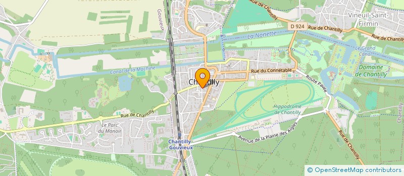 localisation de l'entreprise PEPA  CHANTILLY