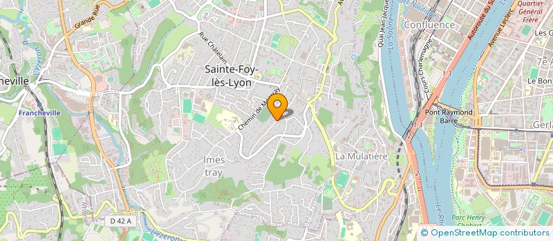 localisation de l'entreprise PEPA  SAINTE-FOY-LES-LYON