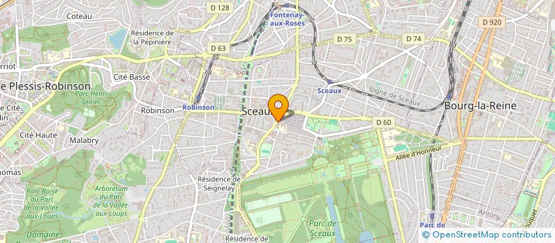 localisation de l'entreprise PEPA IMMOBILIER à SCEAUX