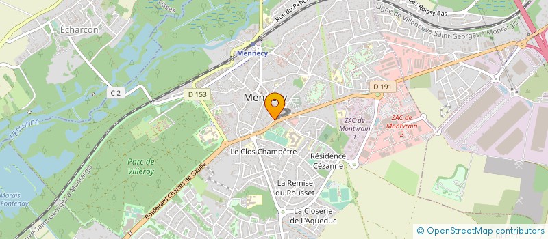 localisation de l'entreprise PEPAHART à MENNECY