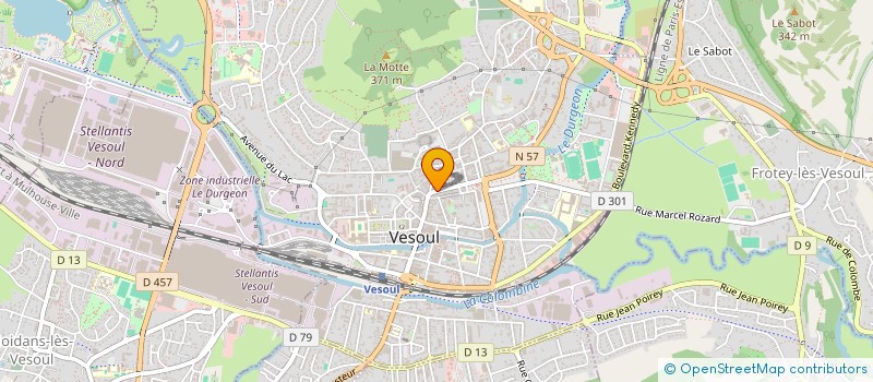 localisation de l'entreprise PEPAZZO  VESOUL