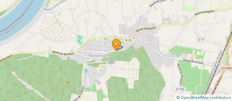 localisation de l'entreprise PEPE  BARBENTANE