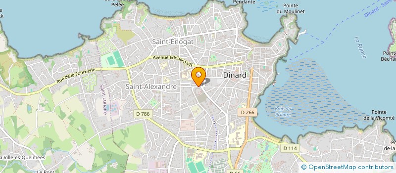 localisation de l'entreprise PEPE  DINARD