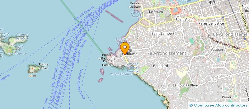 localisation de l'entreprise PEPE GUIDO à MARSEILLE