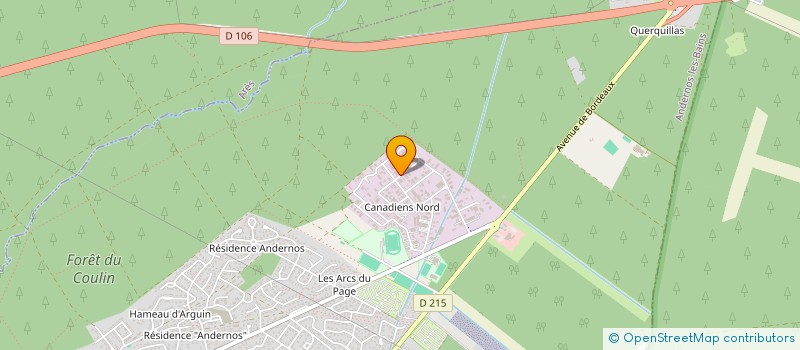 localisation de l'entreprise PEPE JACK  ANDERNOS-LES-BAINS