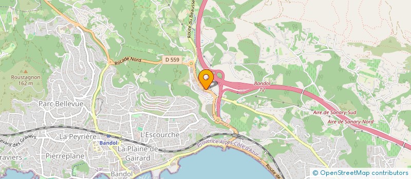 localisation de l'entreprise PEPE PIZZA à BANDOL