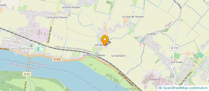 localisation de l'entreprise PEPERE ALBERT à LOIRE-AUTHION