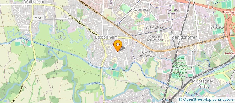 localisation de l'entreprise PEPETTE  ECKBOLSHEIM