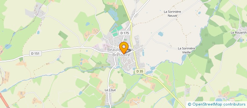 localisation de l'entreprise PEPFI  BRESSUIRE