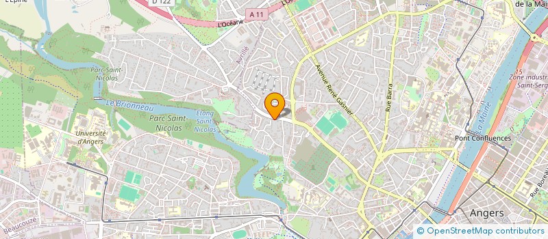 localisation de l'entreprise PEPHIMA à ANGERS