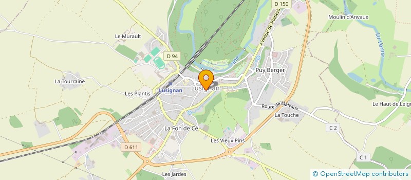 localisation de l'entreprise PEPI'S  LUSIGNAN