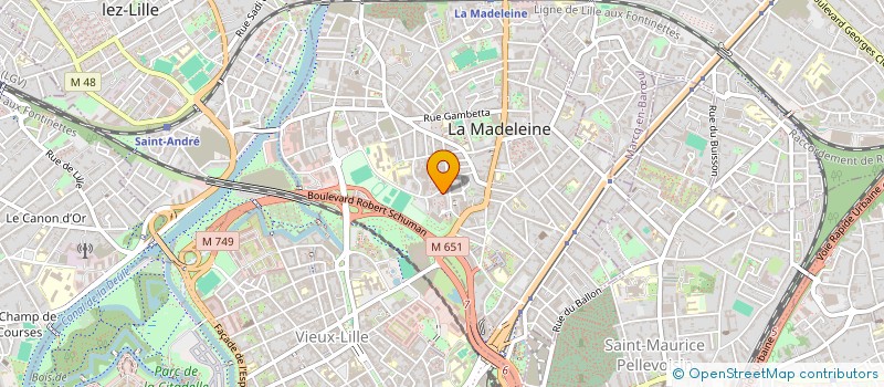 localisation de l'entreprise PEPIMMO à LA MADELEINE