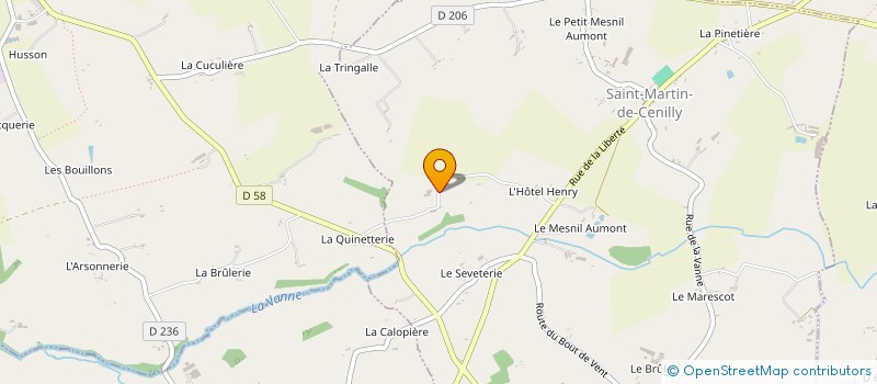 localisation de l'entreprise PEPIN LAVALLEY  SAINT-MARTIN-DE-CENILLY