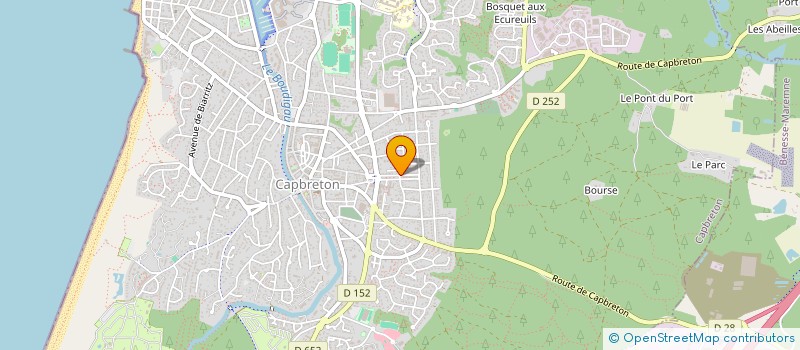 localisation de l'entreprise PEPINIERE à CAPBRETON