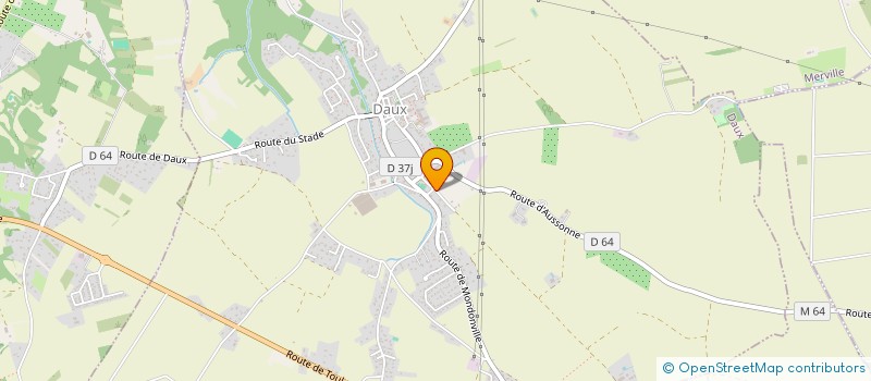 localisation de l'entreprise PEPINIERE CAUSSAT  DAUX