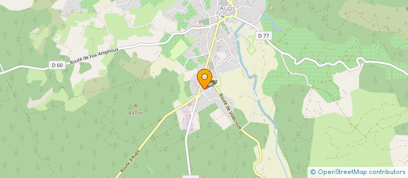 localisation de l'entreprise PEPINIERE D'AUPS à AUPS