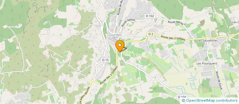 localisation de l'entreprise PEPINIERE D'ENFANTS EDEN  GORDES