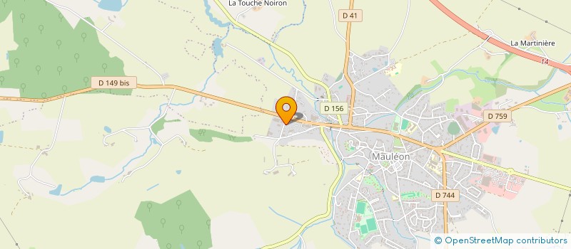 localisation de l'entreprise PEPINIERE DE BEAUREGARD à MAULEON