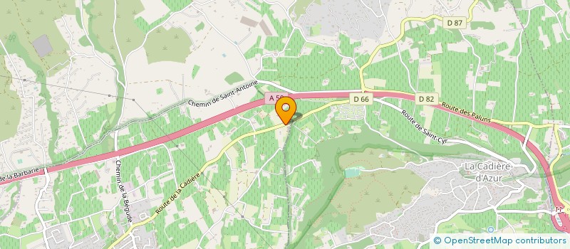 localisation de l'entreprise PEPINIERE DE LA MALISSONNE à SAINT-CYR-SUR-MER