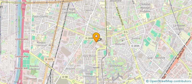 localisation de l'entreprise PEPINIERE DE LA REUSSITE à GRENOBLE