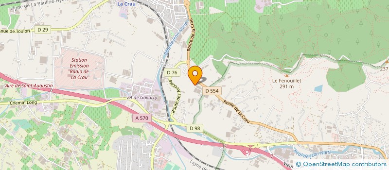 localisation de l'entreprise PEPINIERE DE MONTGOLFIER à LA CRAU