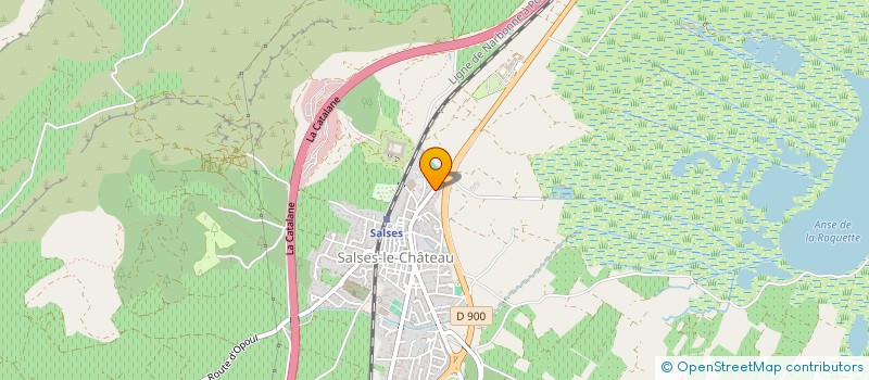 localisation de l'entreprise PEPINIERE DE SALSES à SALSES-LE-CHATEAU