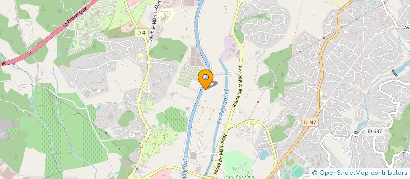 localisation de l'entreprise PEPINIERE DES BAISSES à FREJUS